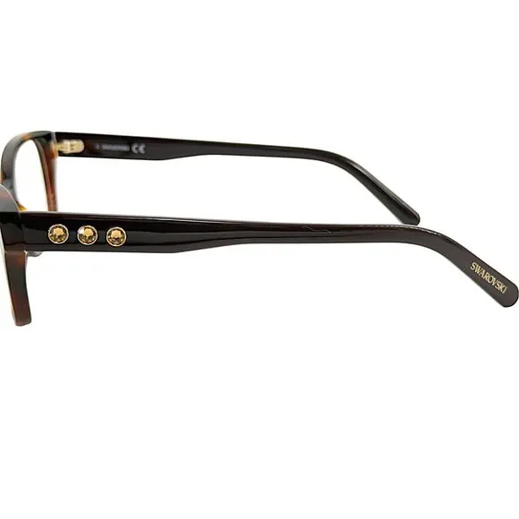 Swarovski SK5430 Womens Plastic Eyeglass Frame 052 Dark  display picture 2